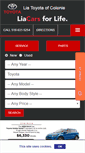 Mobile Screenshot of liatoyotaofcolonie.com