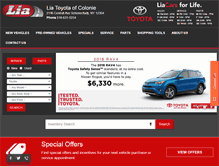 Tablet Screenshot of liatoyotaofcolonie.com